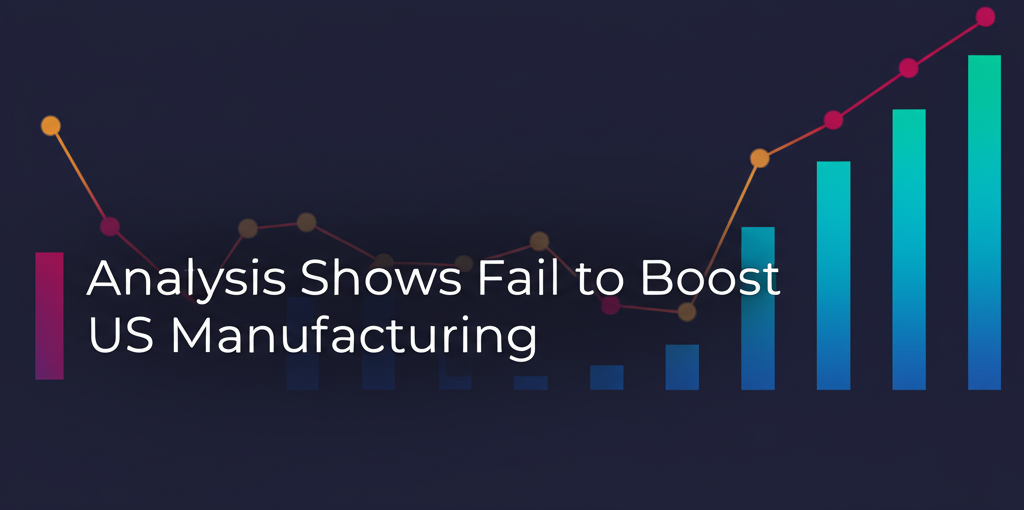 US factory production line graph