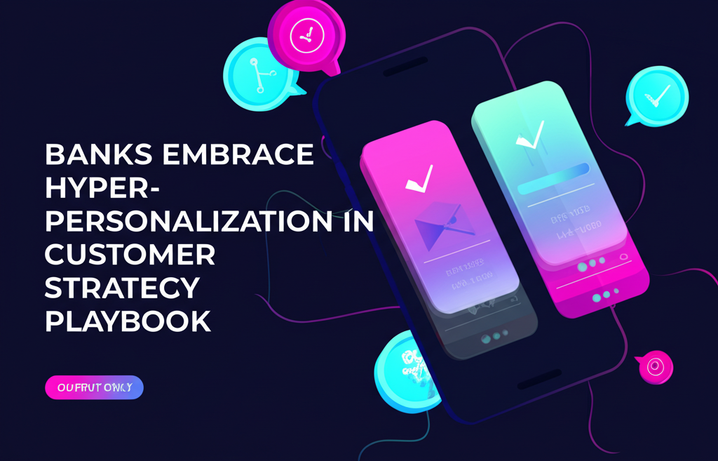 Personalized banking app interface on smartphone