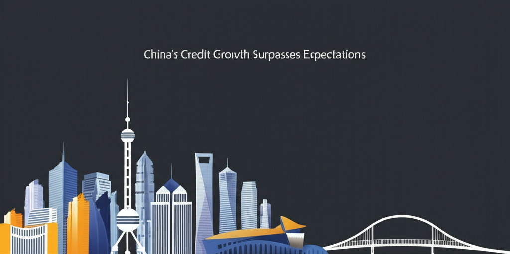 China's financial district skyline