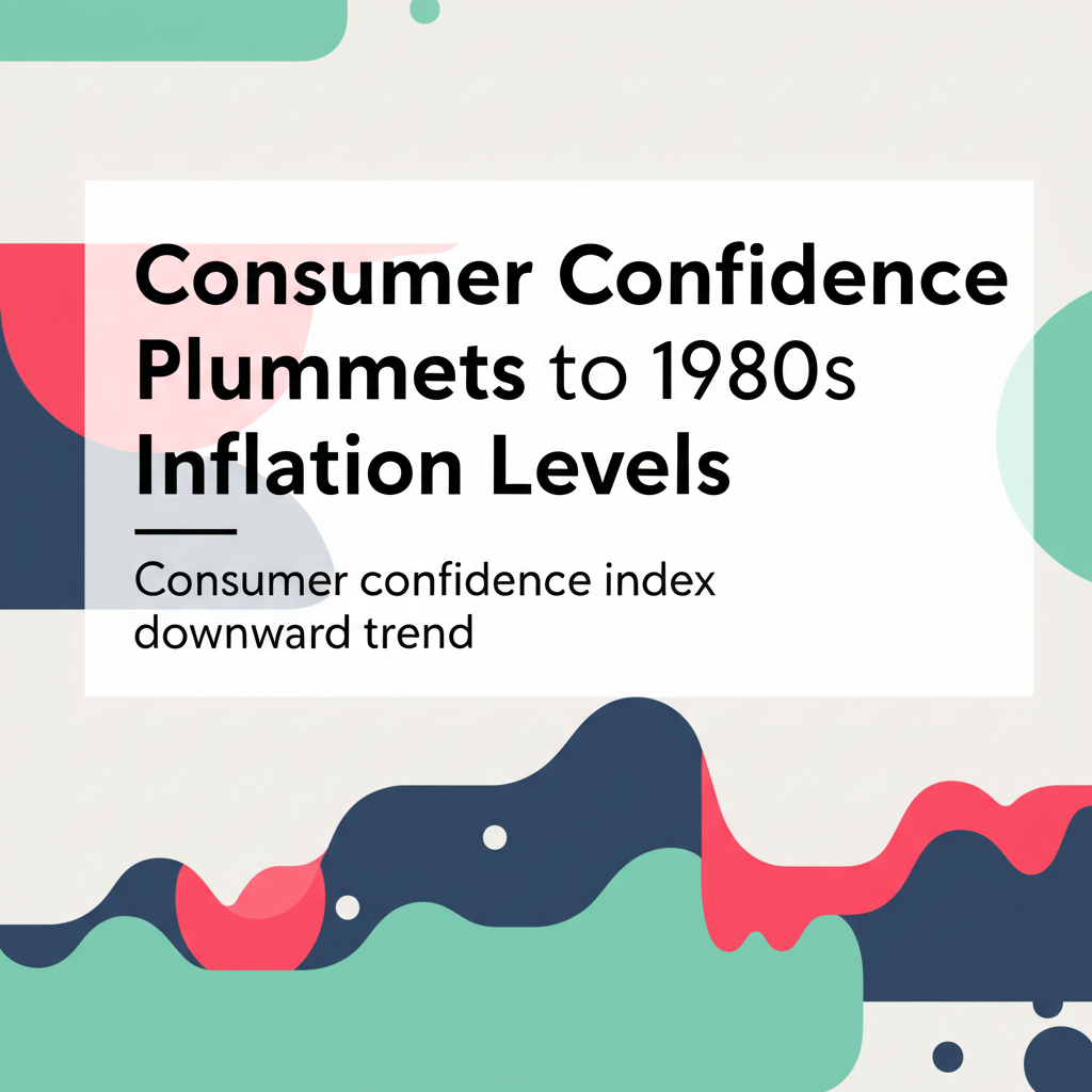 Consumer confidence index downward trend