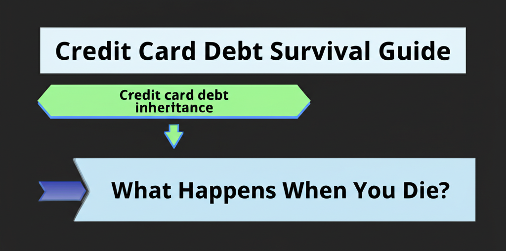 Credit card debt inheritance diagram