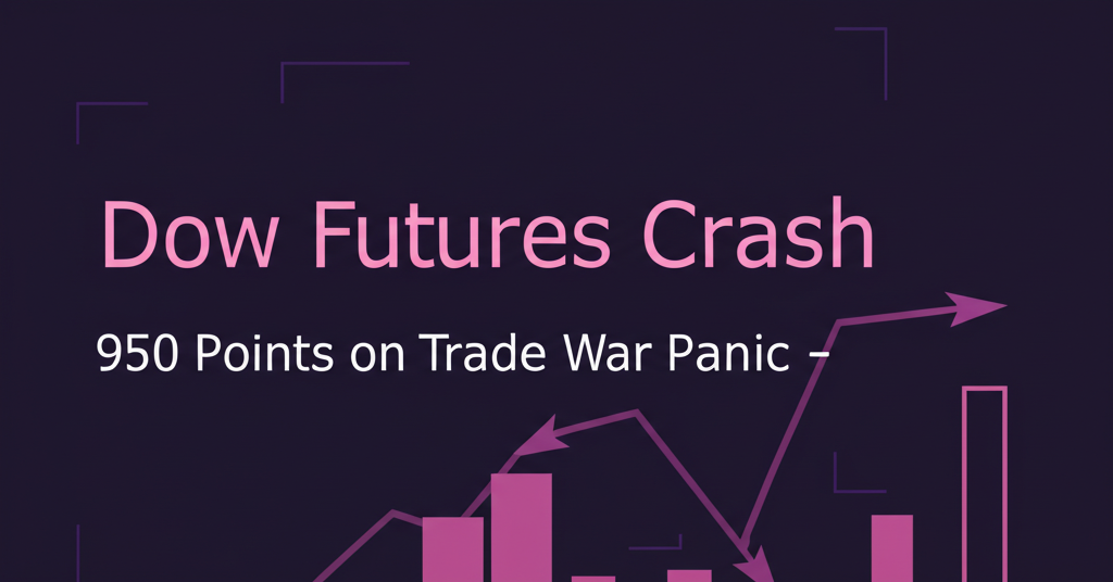 Stock market crash visualization chart