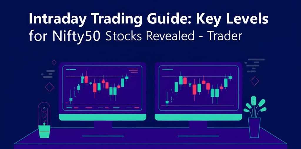 Trader analyzing stock charts on dual monitors