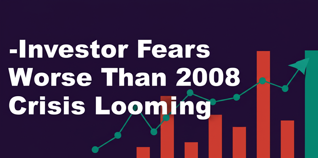 Concerned investor analyzing economic data