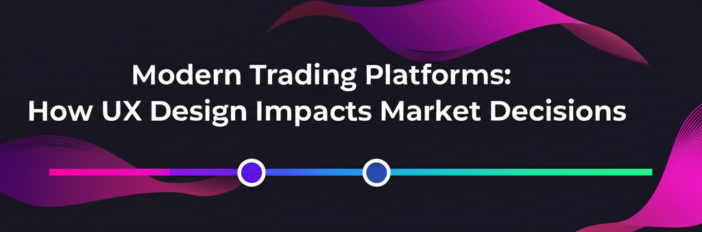 Trading platform interface comparison slider