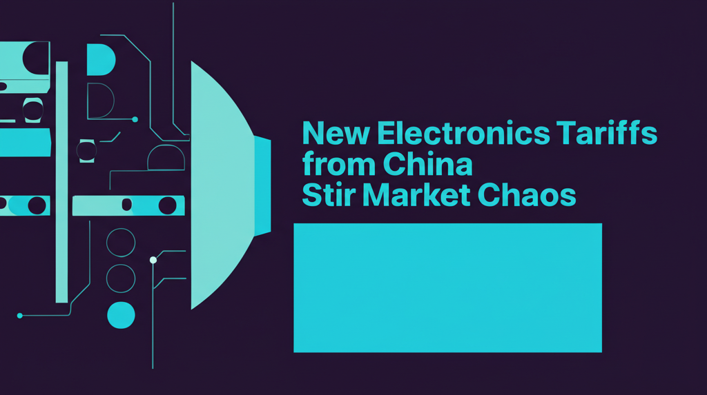 Electronic goods affected by new tariffs