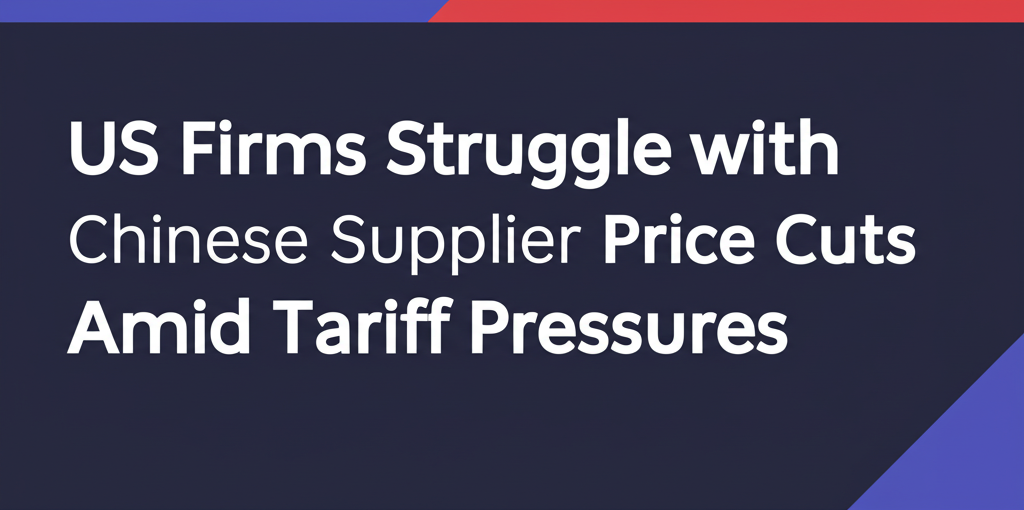 US and China trade negotiations under tariff pressures