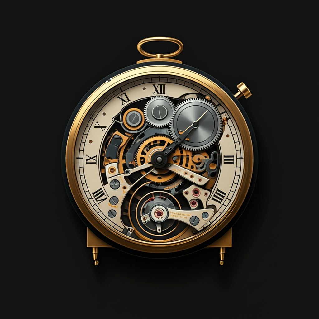 Vintage precision clock mechanism restoration