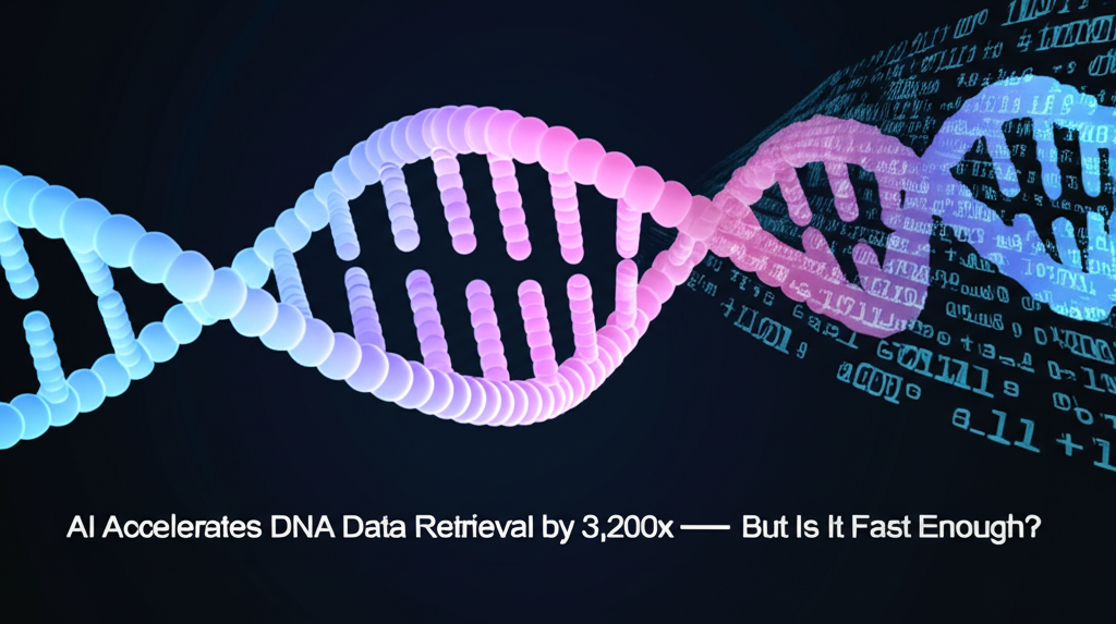 DNA helix with digital data streams