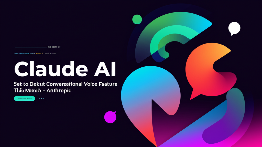 Anthropic Claude AI chatbot voice interaction concept