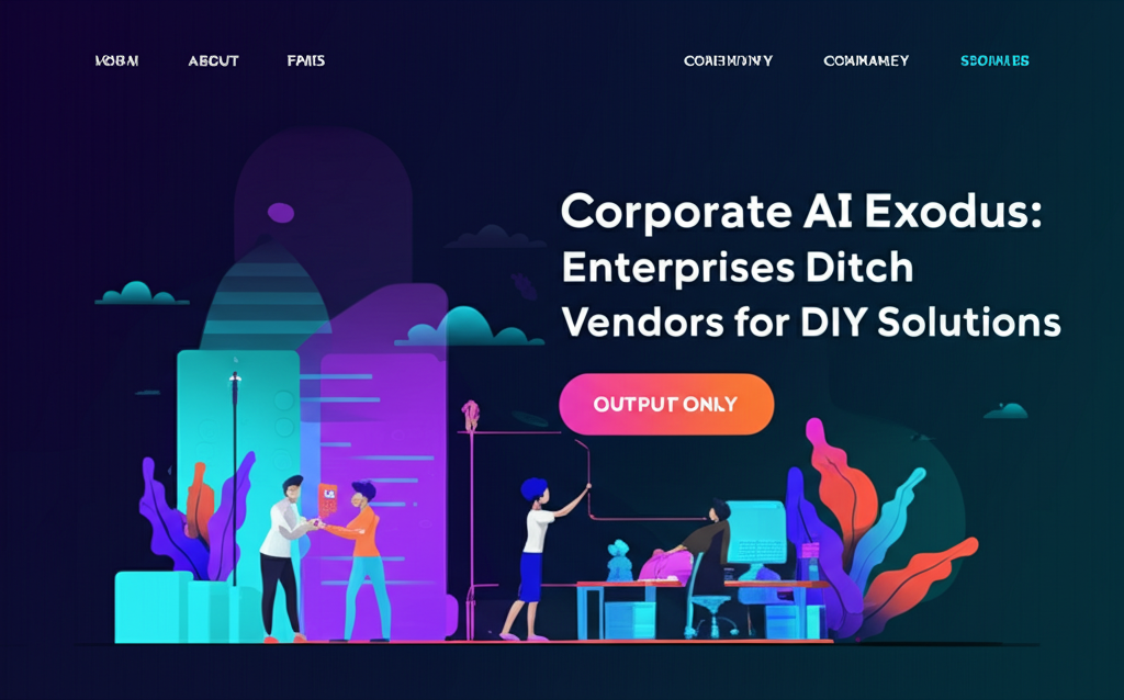 Corporate team building AI model in-office