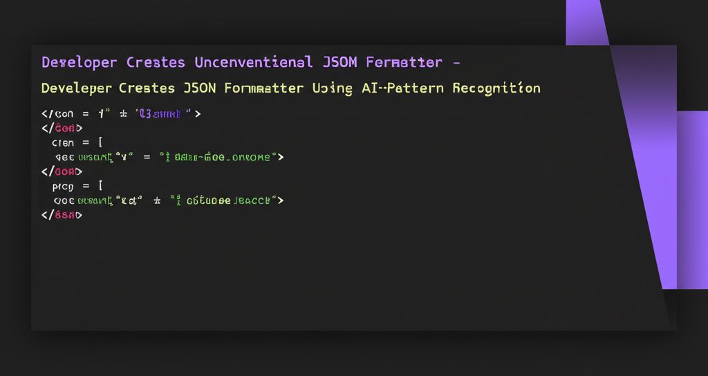 Code editor showing JSON formatting differences