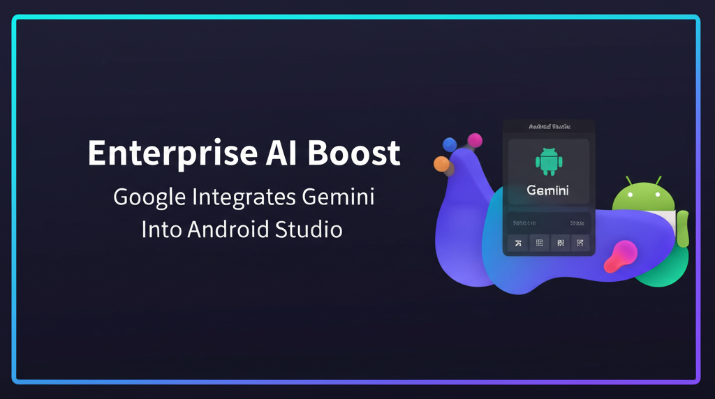 Android Studio interface with Gemini AI integration