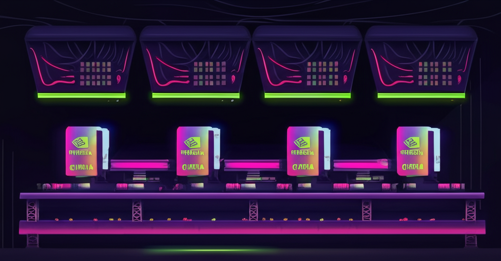Nvidia GPU production line