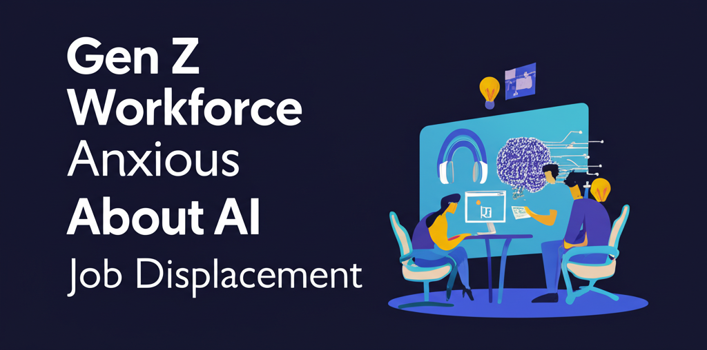 Diverse group of Gen Z students discussing AI