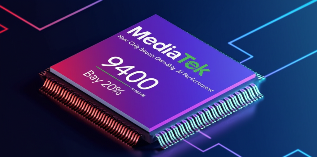 MediaTek Dimensity 9400 Plus processor closeup