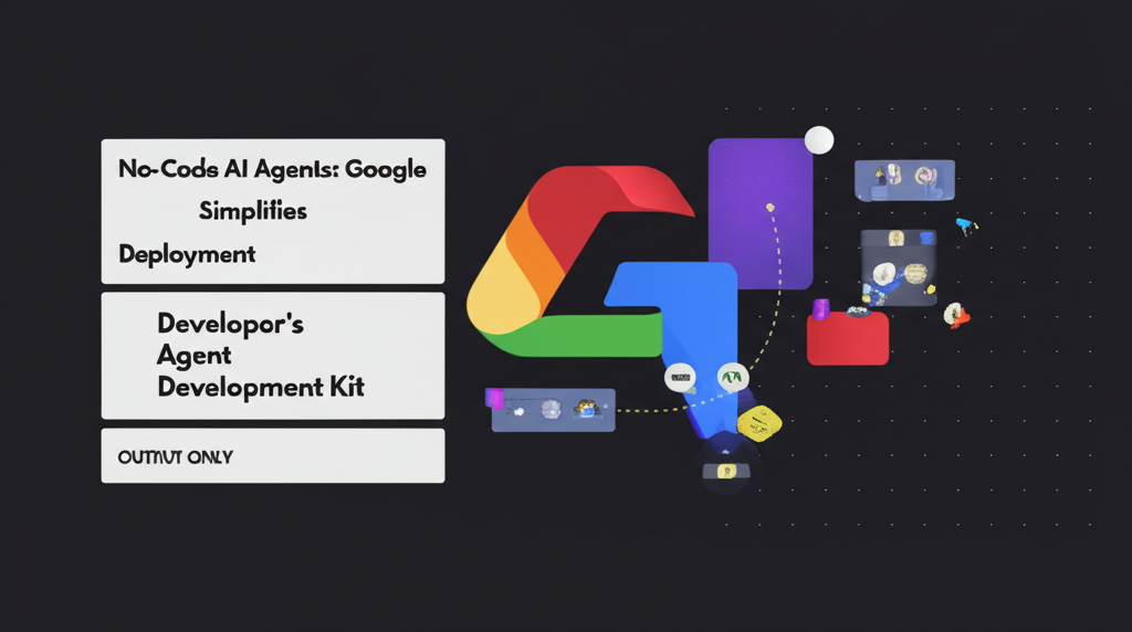 Developer using Google's Agent Development Kit interface