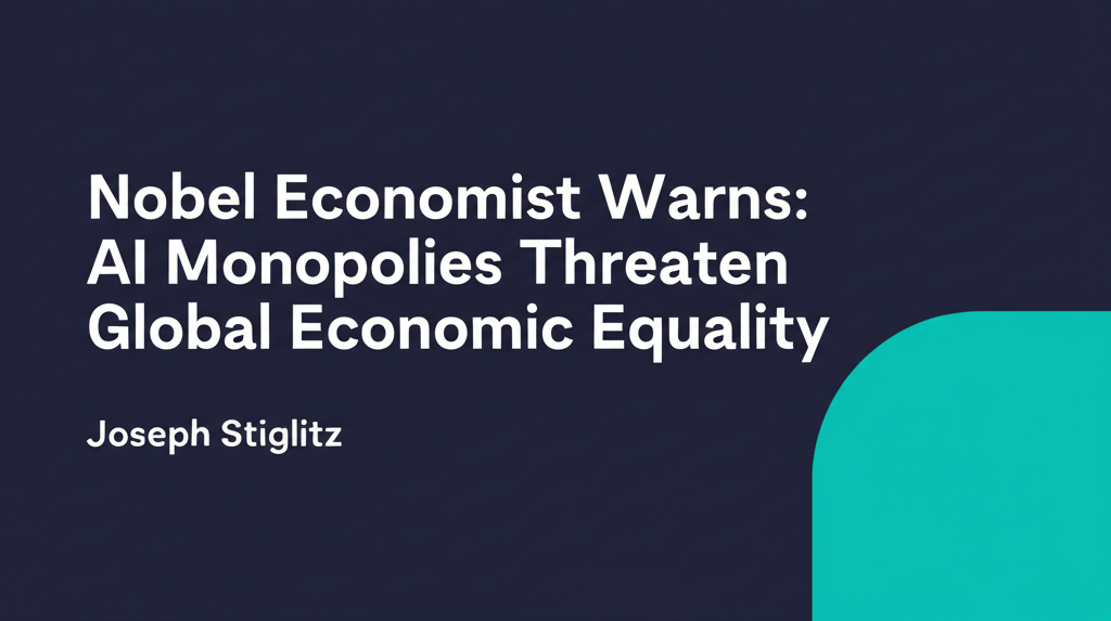 Joseph Stiglitz speaking at economic forum