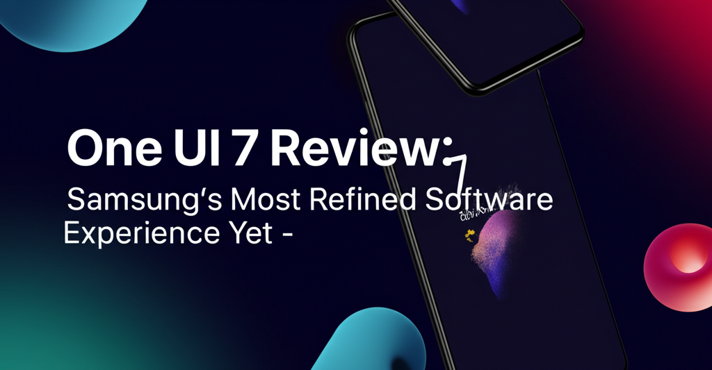 Samsung smartphone running One UI 7 interface