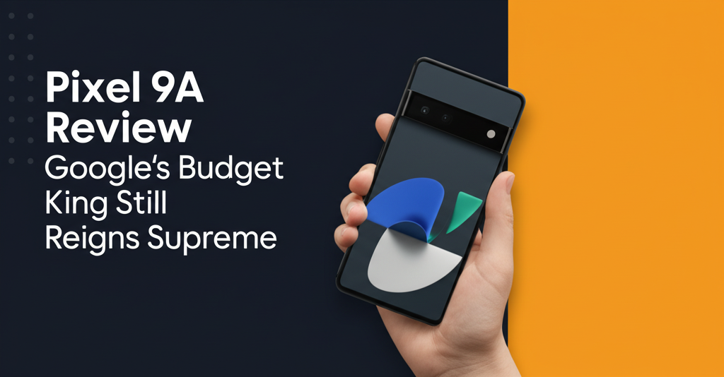 Google Pixel 9a smartphone in hand