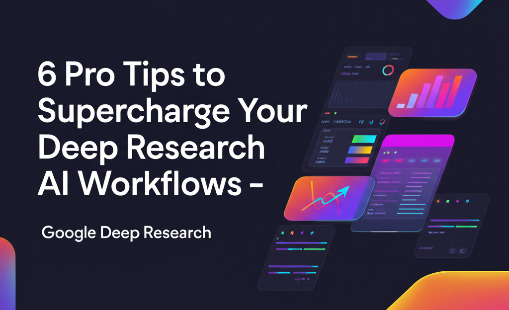 Google Deep Research interface showing multiple data analysis panels